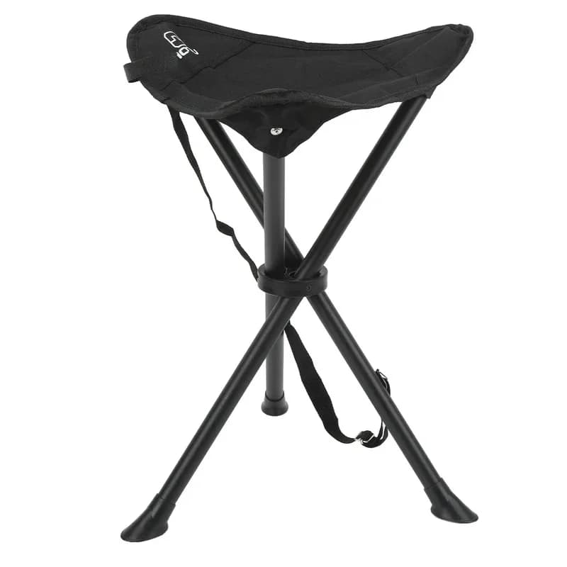 Sgabello pieghevole per treppiede Sgabello da campeggio con carico da 200 kg Sedia pieghevole portatile per picnic da campeggio per pesca all'aperto