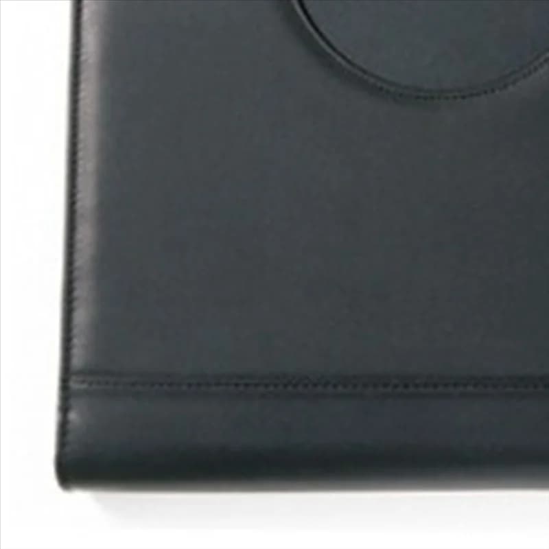 Raccoglitore per calcolatrice con cerniera A4, cartella per file per conferenze, valigetta per tablet, borsa per file con manico circolare portatile
