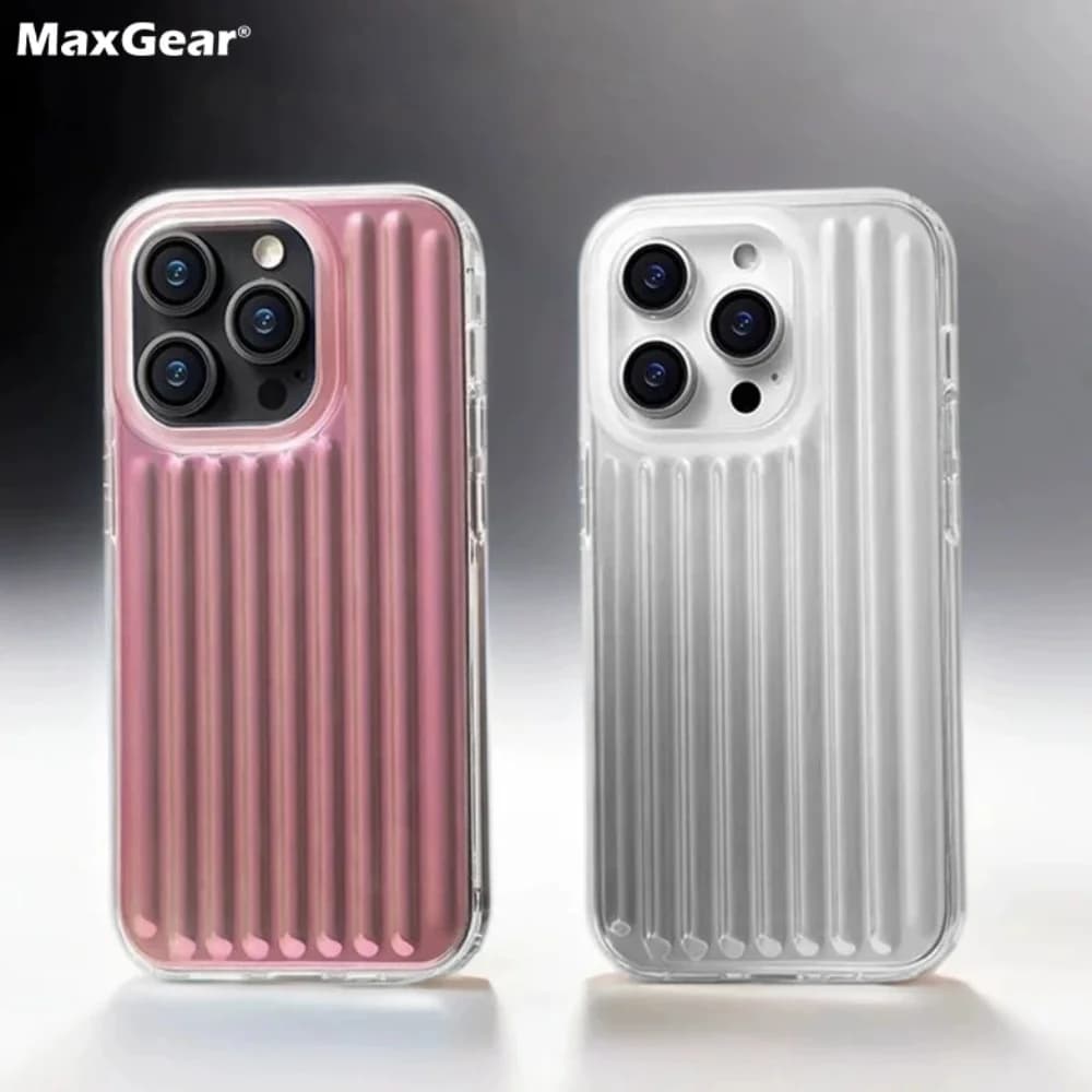 Vertical Stripe Frosted Bumper Case for iPhone 17 Air 16 16E 15 14 Pro Max Plus 13 12 11 SE4 Shockproof TPU Luxury Phone Cover
