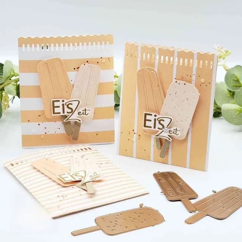 Mmao Craft metallo fustelle taglio fustella stampo Nuova serie gelato Scrapbook mestiere di carta coltello stampo lama punzonatrice stencil muore