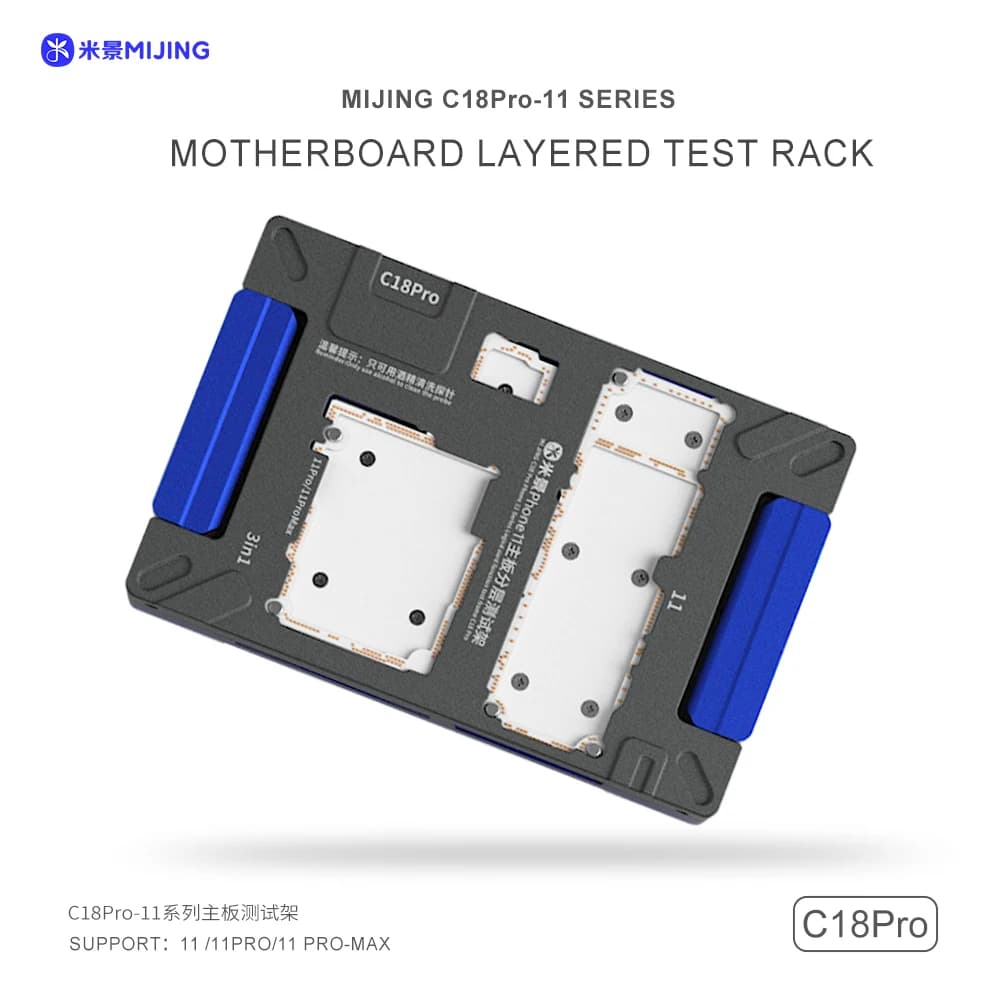 MJ iSocket Scheda logica Tester del telaio superiore inferiore per iPhone 11 12 13 14 15 Pro Max Dispositivo di test della funzione della scheda madre