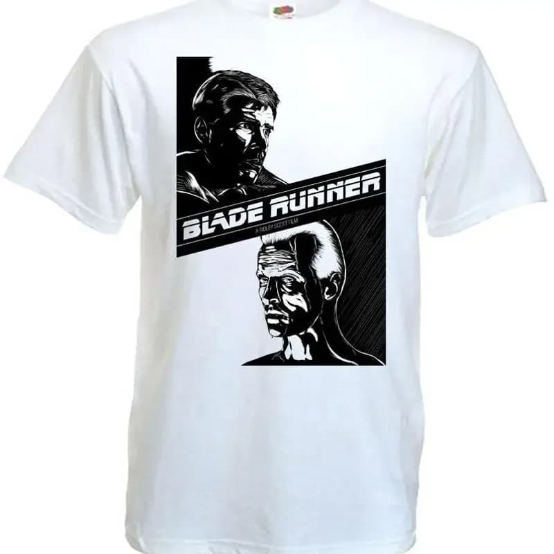 Maglietta Blade Runner v10 poster del film bianco tutte le taglie S 5XL