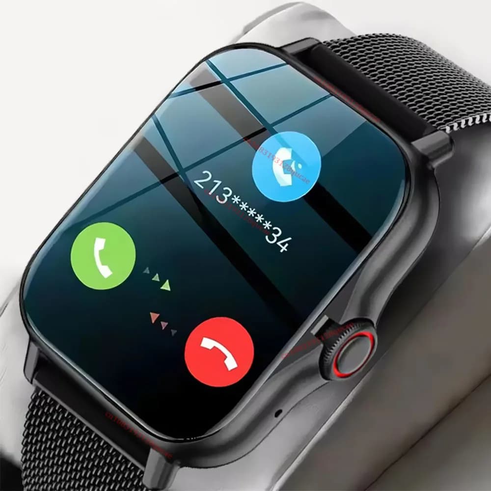 Smartwatch Android 2026 with 1.83 Color Screen, Bluetooth Calls, Oxygen Monitoring in Blood / Blood Pression, for Men and Women A2435