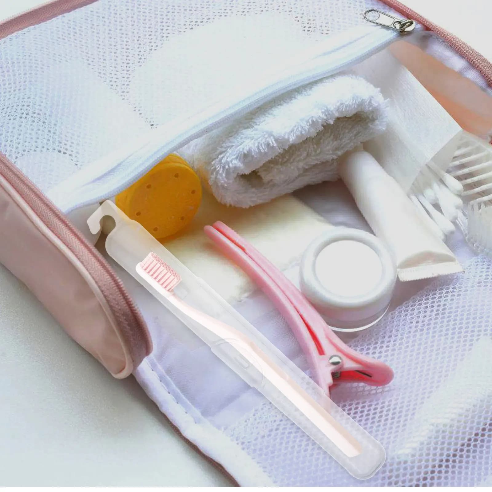 10Pcs Toothbrush Storage Cases Compact Travel Toothbrush Holder Cases for Family Camping Hiking Business Trips Clean Hygienic