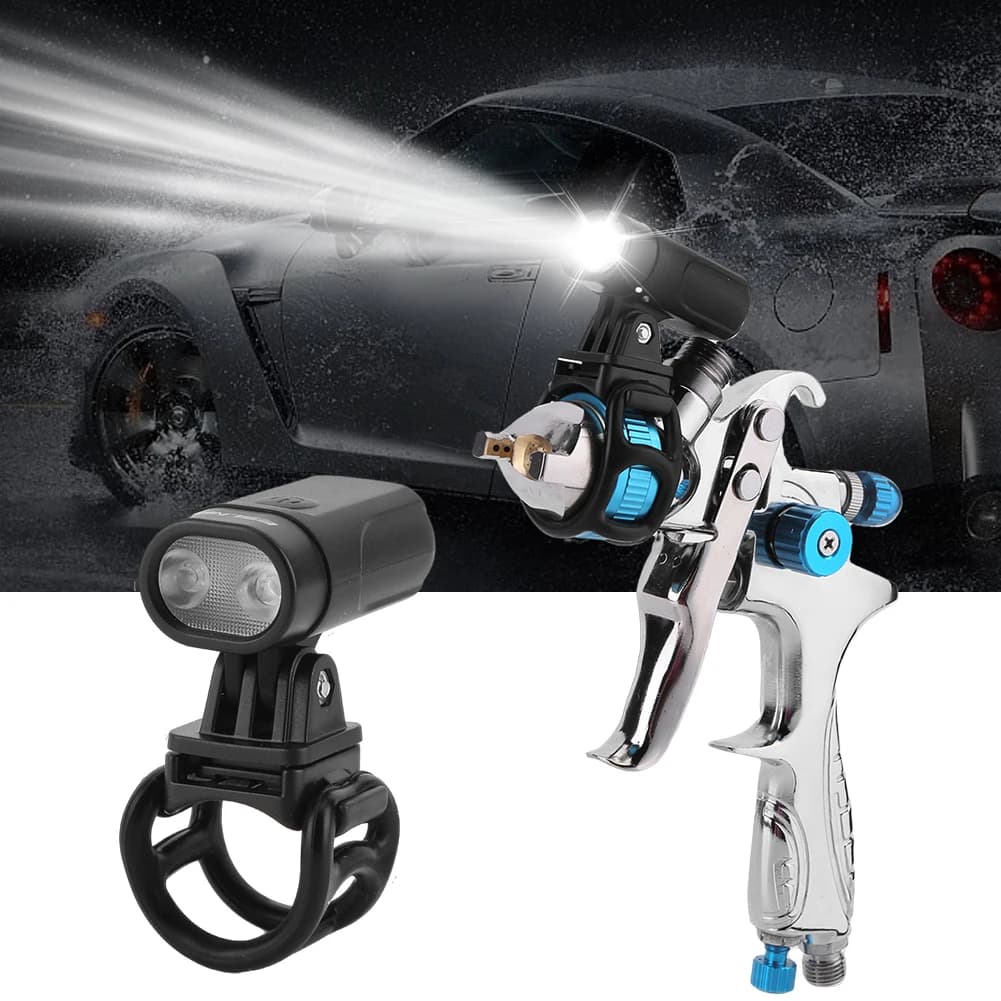 Spray torch for painting, rechargeable, portable, wrist, adjustable, for bicycle helmet, accessories for painting tools
