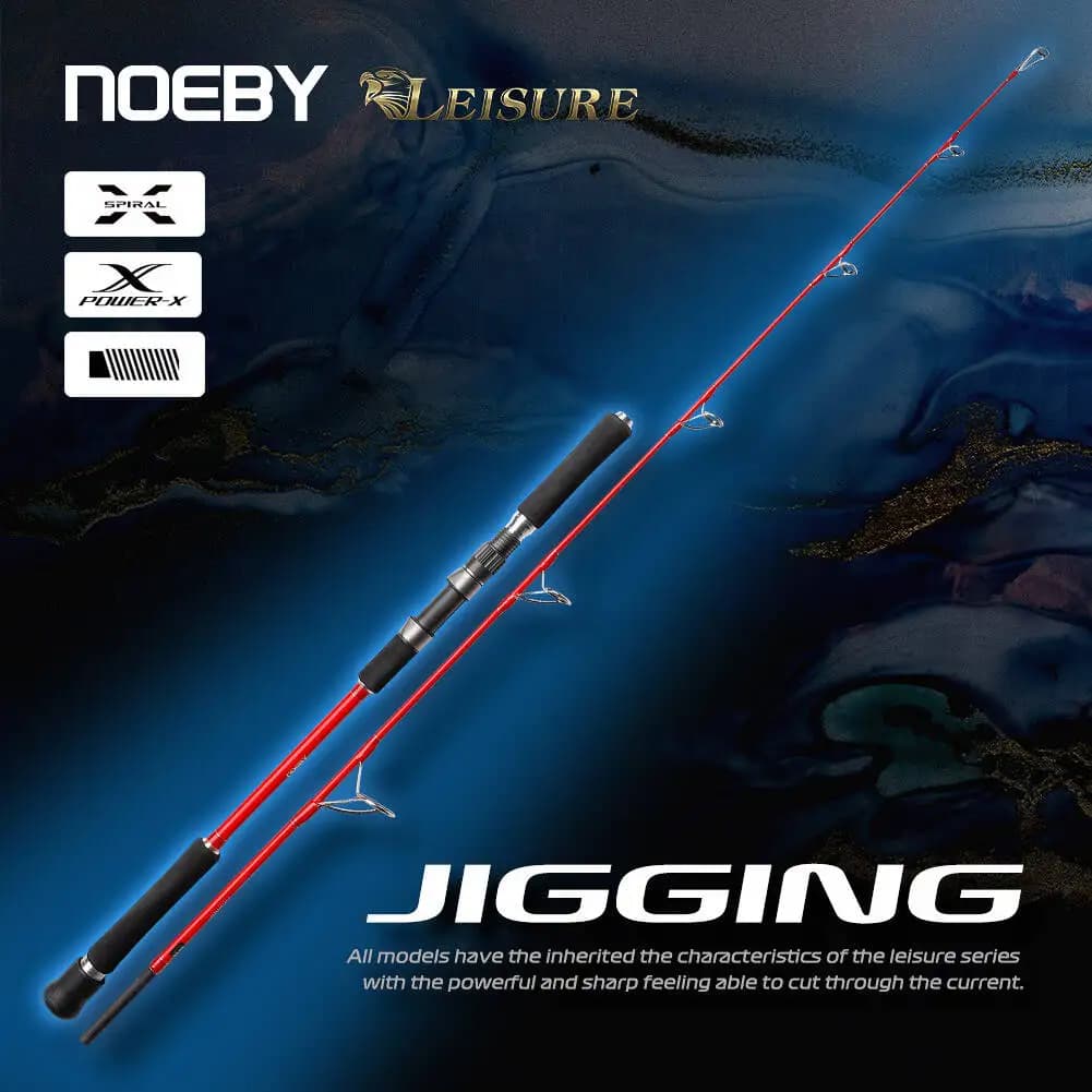 NOEBY 2 Sezione 1.83m OCEAN Jigging Canna da pesca M MH Richiamo 120-500g Spinning Jigging Rod per BlueRunner Tonno Canna da pesca in mare