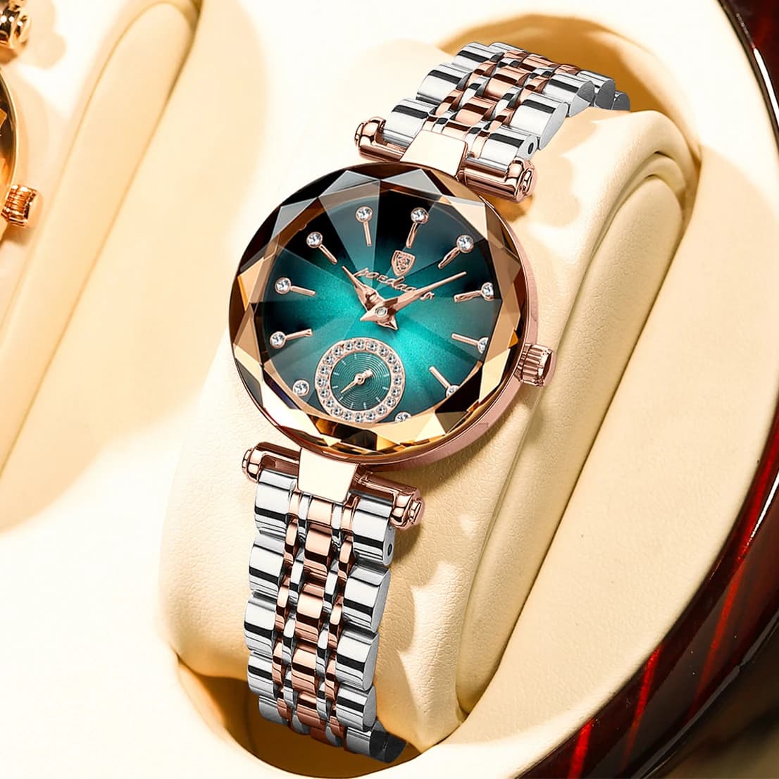 POEDAGAR Top Luxury Women's Watches Waterproof Stainless Steel Elegant Woman Clock Fashion High Quality Quartz Ladies Wristwatch