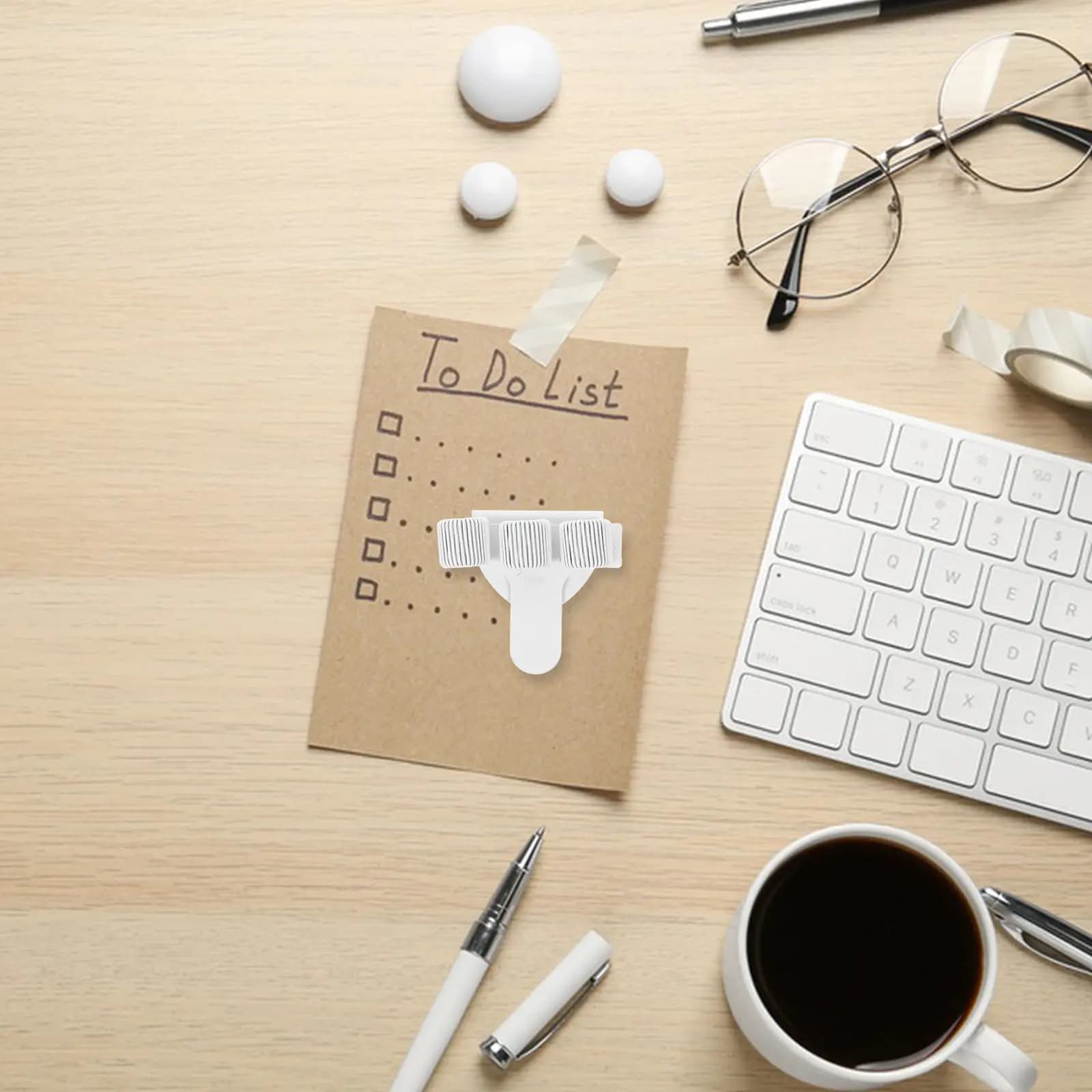 Clip Portapenne a Molla in Ferro a 3 Fori, Clip per Quaderni, Diari, Agende, Organizer per Clipboard, Clip Portapagine