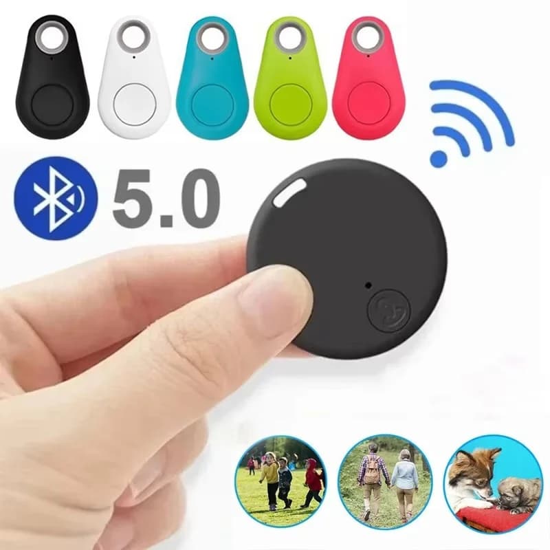 Mini moda Smart Dog Pet Bluetooth GPS Tracker Dispositivo anti-smarrimento Allarme Tag Portafoglio per bambini senza fili Localizzatore di chiavi Accessori