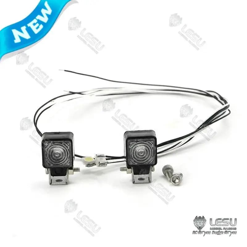 White spotlight for truck 1/14 S-1231 Rack field building trap for LED light equipment