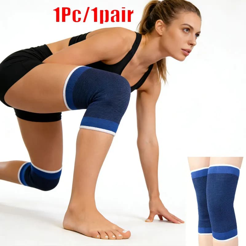 Supporto per ginocchio in maglia traspirante, 1 pezzo/1 paio, il miglior supporto a compressione per ginocchio per corridori