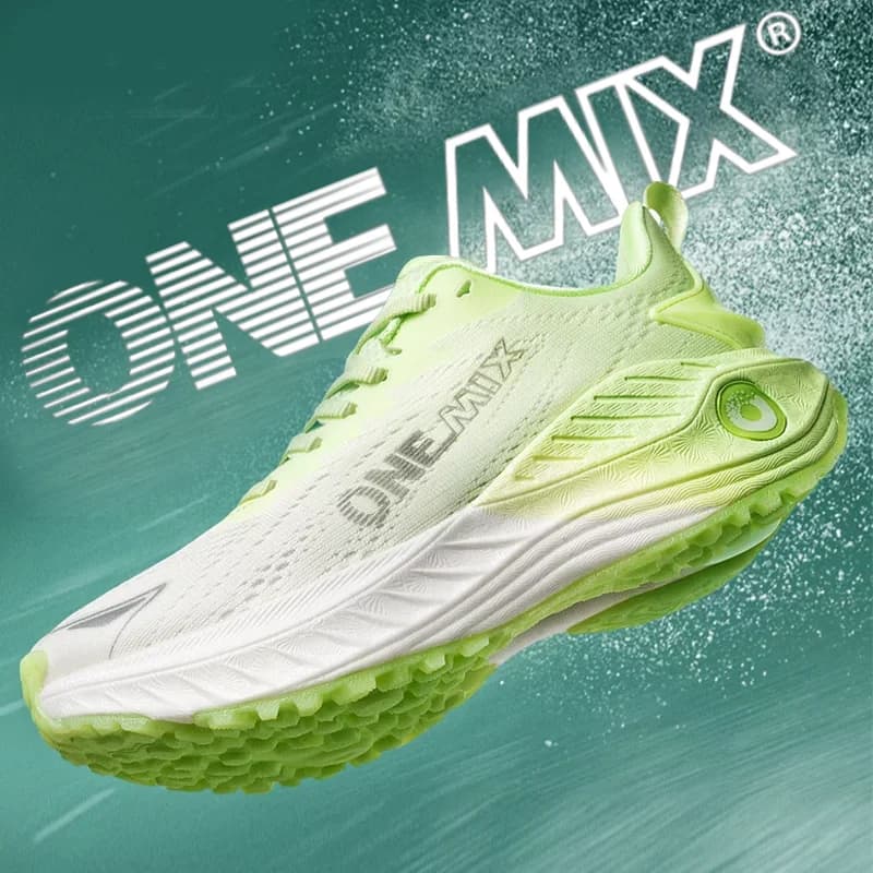 Onemix New Breathable Mesh Running Shoes Men Marathon Sport Casual Woman Sneakers Men Light Gymnastics Shoes Corda for Outdoor Jump
