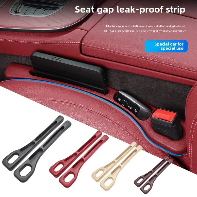 2X Car Seat Gap Filler Slot Storage Box Interior Decoration Accessories For Canvas MODEL 3 XYZ 2025 2024 2023 2022 2021