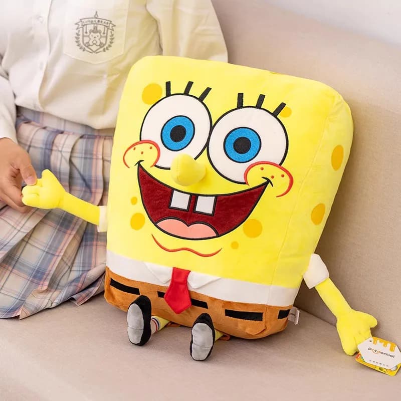 Peluche di SpongeBob SquarePants, Patrick Star, Eugene H. Krabs, Gary il Lumaca, Cuscino Decorativo, Regalo di Compleanno per Ragazzi