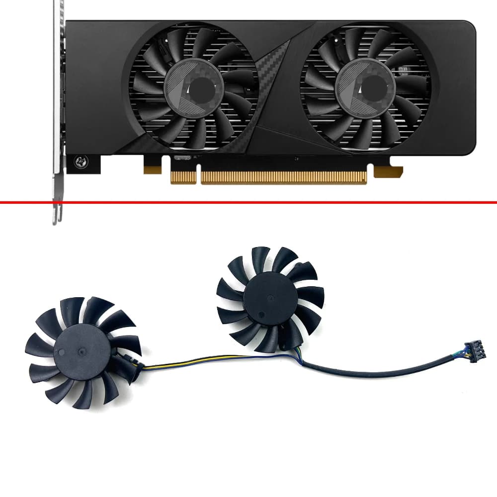 NUOVA Ventola Di Raffreddamento 50mm 4pin 0.3A HA5510H12SF-Z RTX3050 LP GPU VENTOLA Per MSI GeForce RTX 3050 LP 6G OC ventole della scheda video