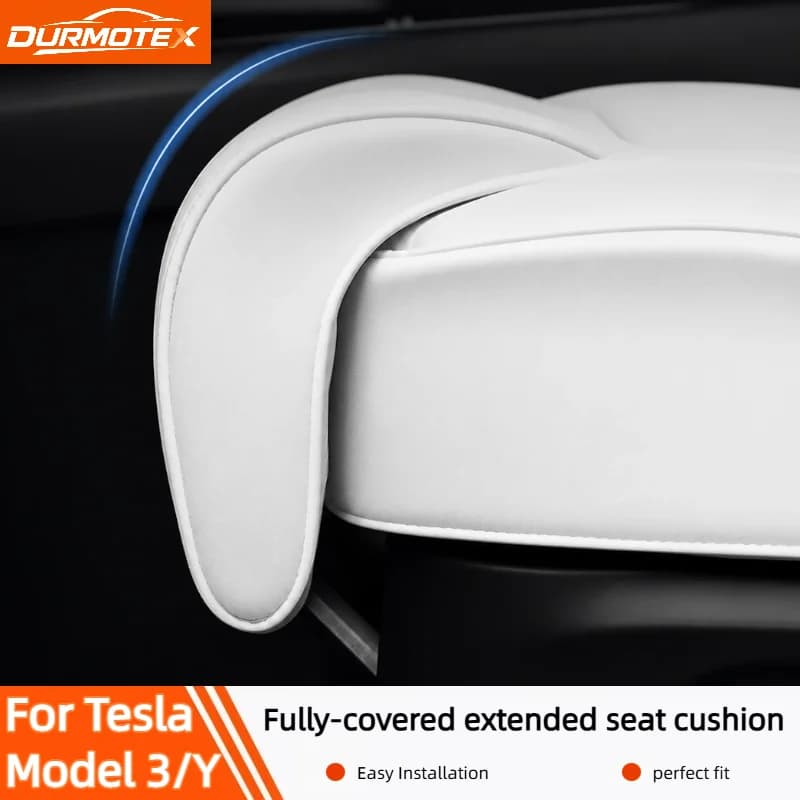 For Tesla Model 3/Y 2017-2026 Seat Leg Support Cushion Memory Foam Extender Comfort Driving Thigh Support Interior Accessory