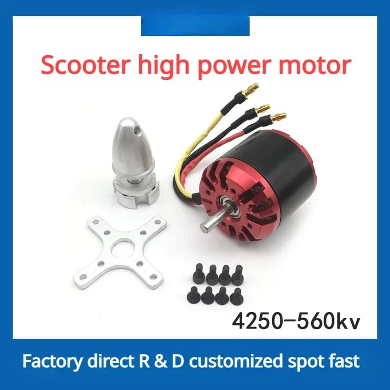 Motore brushless con rotore esterno 4250-560KV 800KV per aereo/elicottero RC (modello 450-560KV)