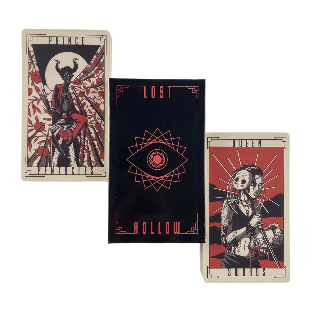 Le carte dei tarocchi Lost Hollow per le donne Ragazze Gioco da tavolo Tarocchi Oracle Party Astrologia Il gioco di carte della strega verde
