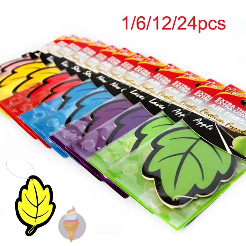 1/6/12/18/24/36/48/60pcs Deodorant for auto smell perfume for auto interior accessories auto customization deodorant for environments