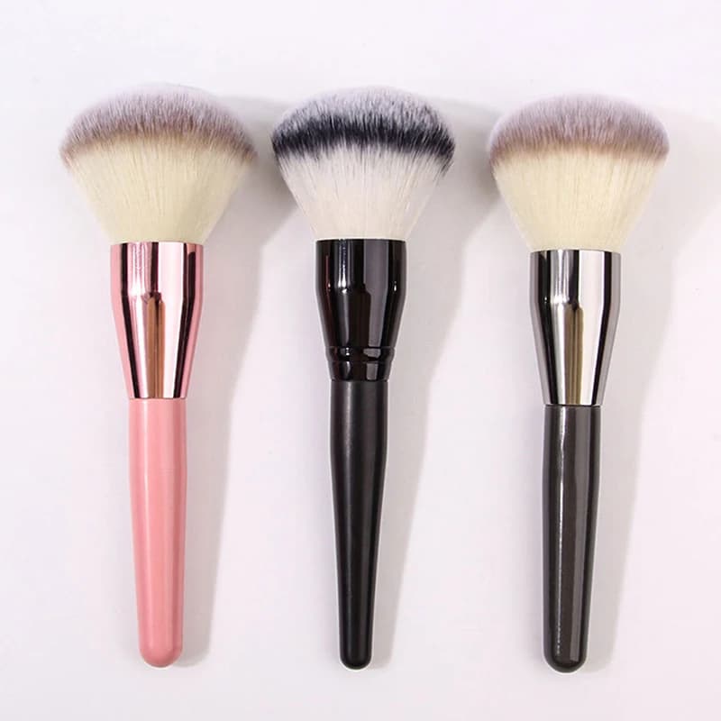 Pennello Grande per Trucco Viso, Contorno, Fard, Fondotinta, Polvere e Blush - Strumento Cosmetico Professionale