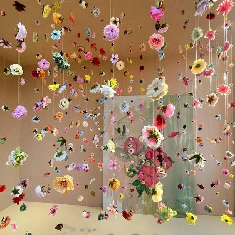 20 pezzi di fiori artificiali galleggianti per tende, coppie di matrimoni, decorazioni fotografiche, design floreale fai da te, forniture artigianali, decorazioni per feste a casa