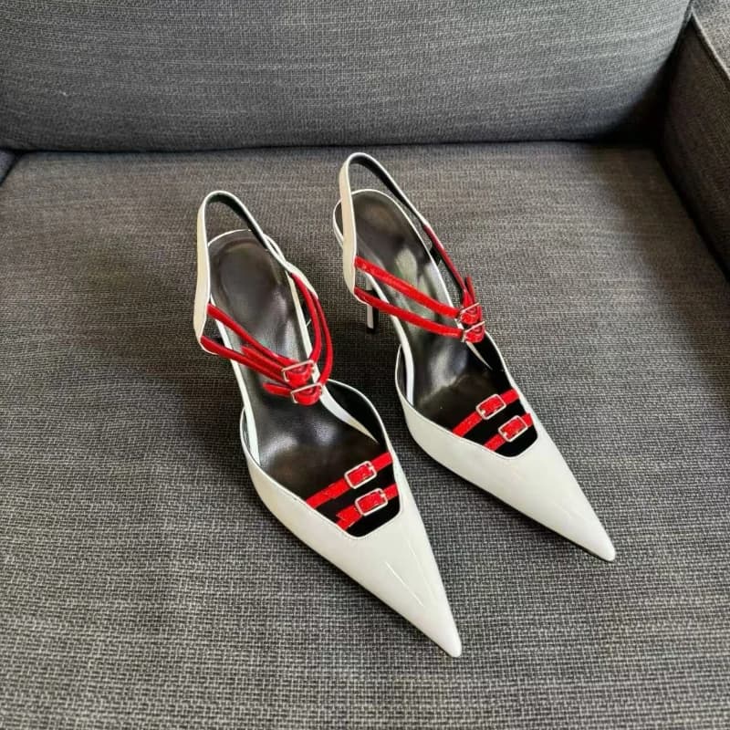 2026 Summer New Pointed Toe High Heels Sexy Striptease Sandals Outdoor Designer Casual Banquet Pointed Toe Sandals for Women