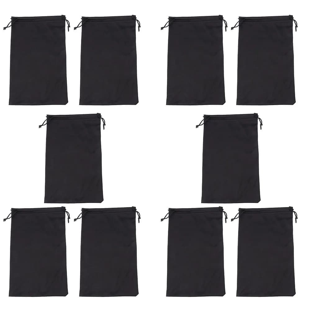 20 sacchetti portatili per occhiali, resistenti ai graffi, in microfibra, per occhiali da sci, occhiali da sole, accessori per occhiali