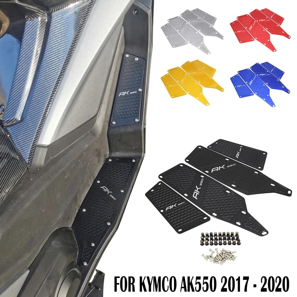 Ak550 ak 550 Moto nmax poggiapiedi pedana pedale pioli pedana gradini piastra del piede Per KYMCO AK550 AK 550 2017 - 2020 2019