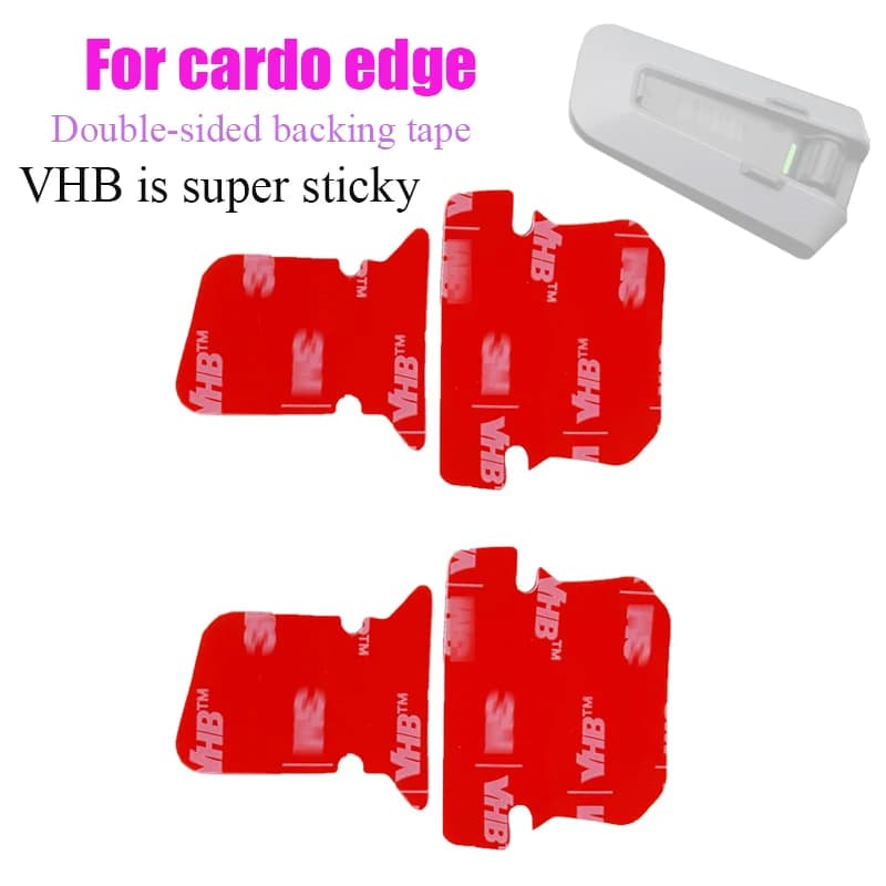 Per Caro PACKTALK EDGE Edge/Pro/Neo Base interfono per casco moto nastro biadesivo posteriore 2 pezzi