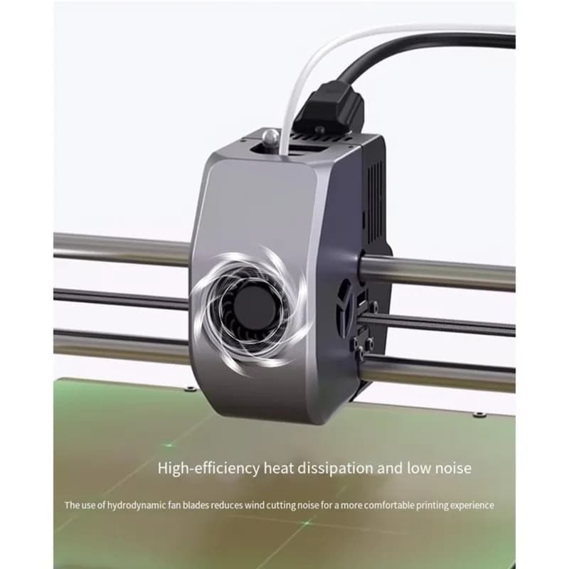 DT21 4010 Cooling Fan 24V Extruder Turbo Fan for Ender 3 V3 SE Hotend Cooling Replacement 3D Printer Part Black ABS
