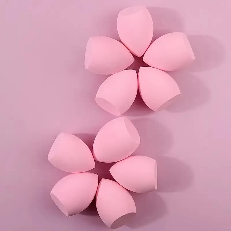Confezione da 10 spugne per trucco Beauty Blender, a forma di lacrima, senza lattice, morbide e delicate sulla pelle, ideali per applicazioni umide o asciutte