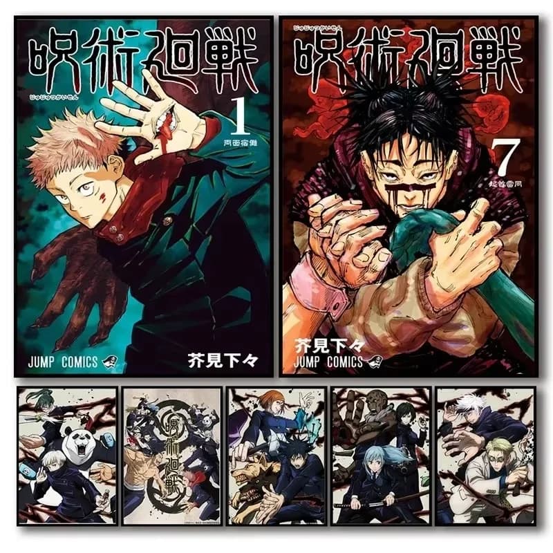Pop Japan Anime Classico Jujutsu Kaisen Pittura Diamantata Mosaico Ricamo Diamantato Fatto a Mano Arte Regalo Squisito Decorazione Casa