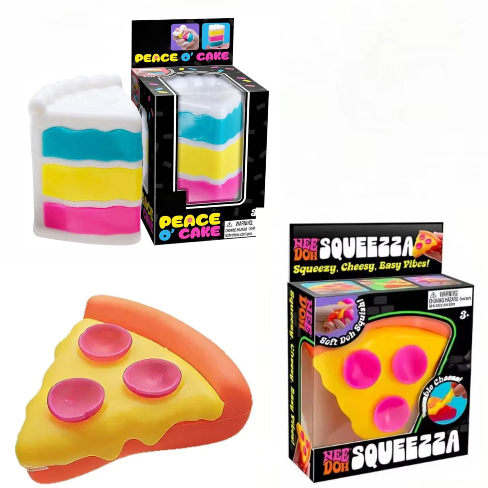 Giocattolo Sensoriale Multicolore Needoh Peace O' Cake per Bambini
