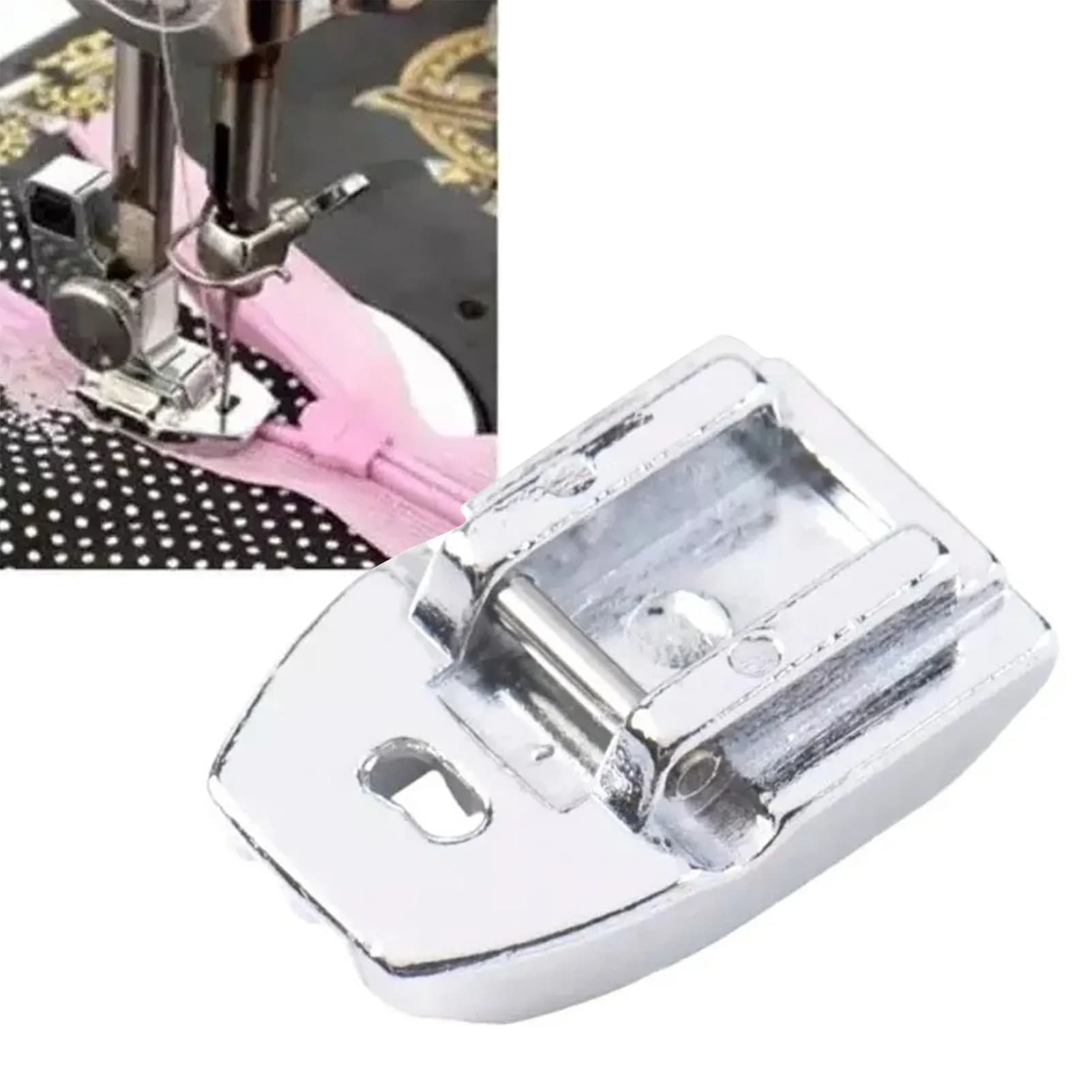 Invisible Foot Stainless Steel Sewing Presser Foot for Household Sewing Machine Sewing Presser Foot Foot