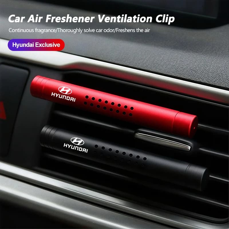 Car deodorant with ventilation clip, car interior perfume for Hyundai Elantra Tucson Genesis Avante Grandeur Sonata Casper Accent