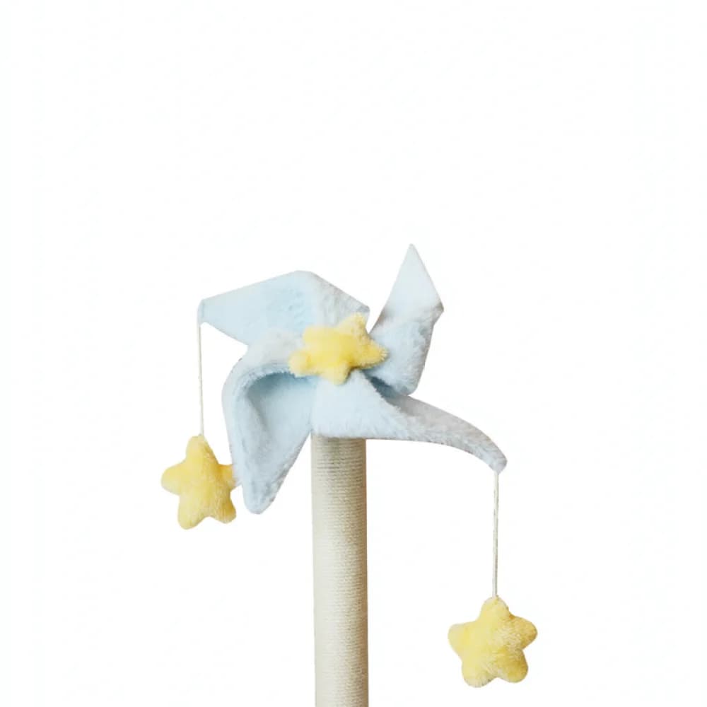 Cute Windmill Cat Scratching Post Vertical Sisal Rope Furniture Protector Durable Claw Grinding Pet Supplies