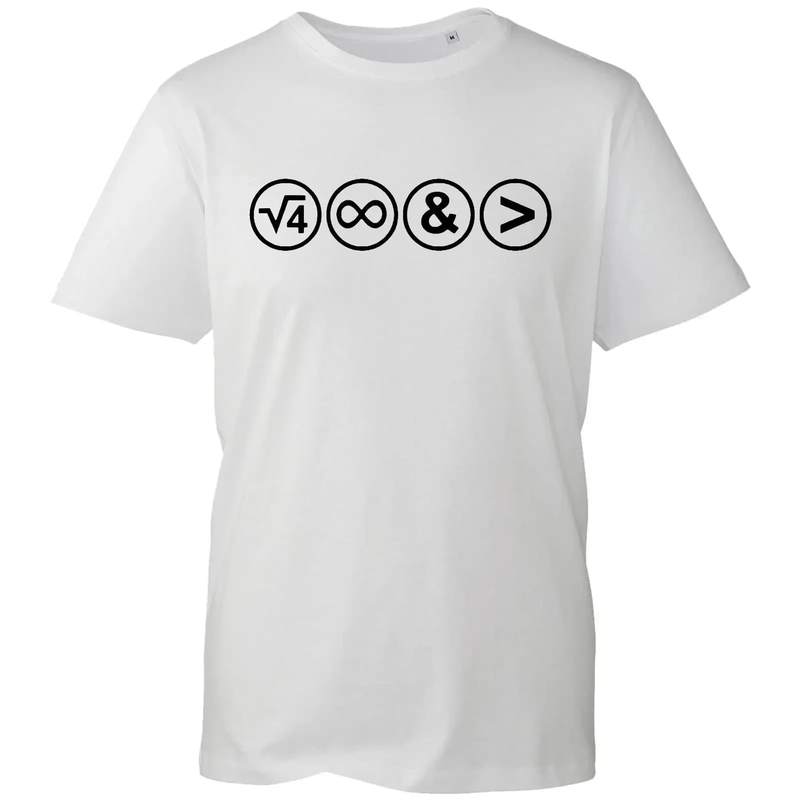To Infinity And Beyond T Shirt lustig Mathe Grafik Geek Nerd Herren Damen Oberteil vintage Washed Stylish Versatile Unisex