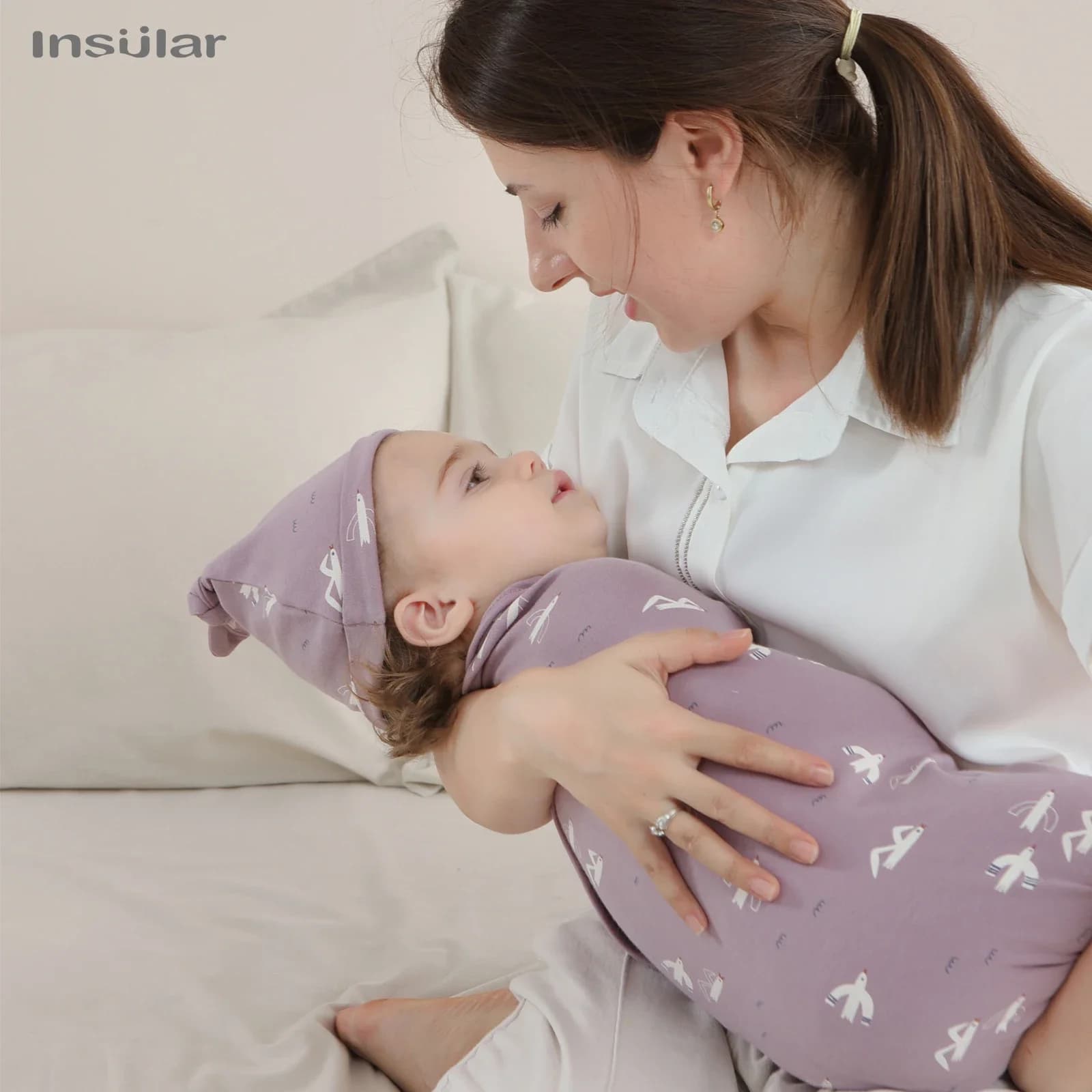 2 pcs cotton neonate sleeping bag wrapping blanket wrapping hat baby set adjustable sleeping bag for children cotton blankets 100% 0-12 m