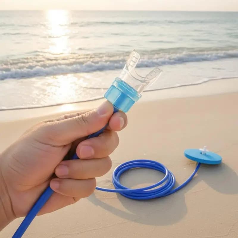 Full Dry Snorkel Breathing Tube Soft Silicone Mouthpiece 1m to 4m Optional Floating Valve for Ocean Snorkeling Adventures
