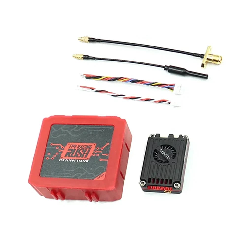 VTX 48CH RUSH MAX ONLY 5.8G 2.5W Video transmitter with CNC shell for RC FPV Long-range fixed-wing drones DIY parts
