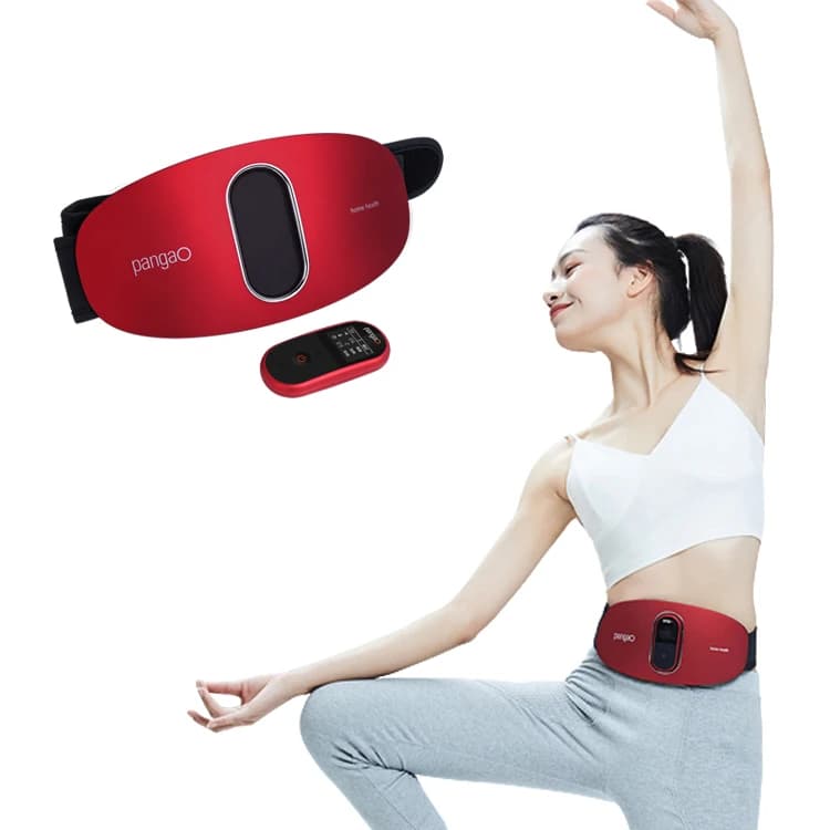 Smart Library Vibration Body Belly Slimming Lumbar Spine Massage Machine Pulse Massager With Waist Belt