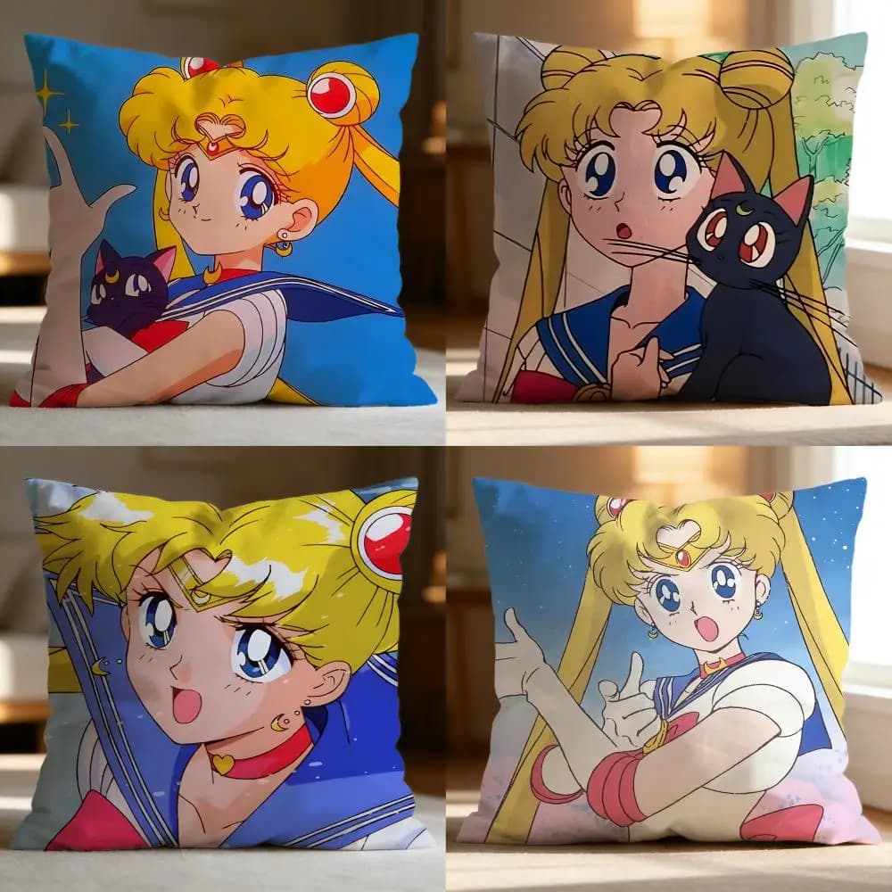 Fodera per cuscino Fashion SSailors Mooned, morbida e lavabile, multiuso per divano, letto, viaggi e ufficio