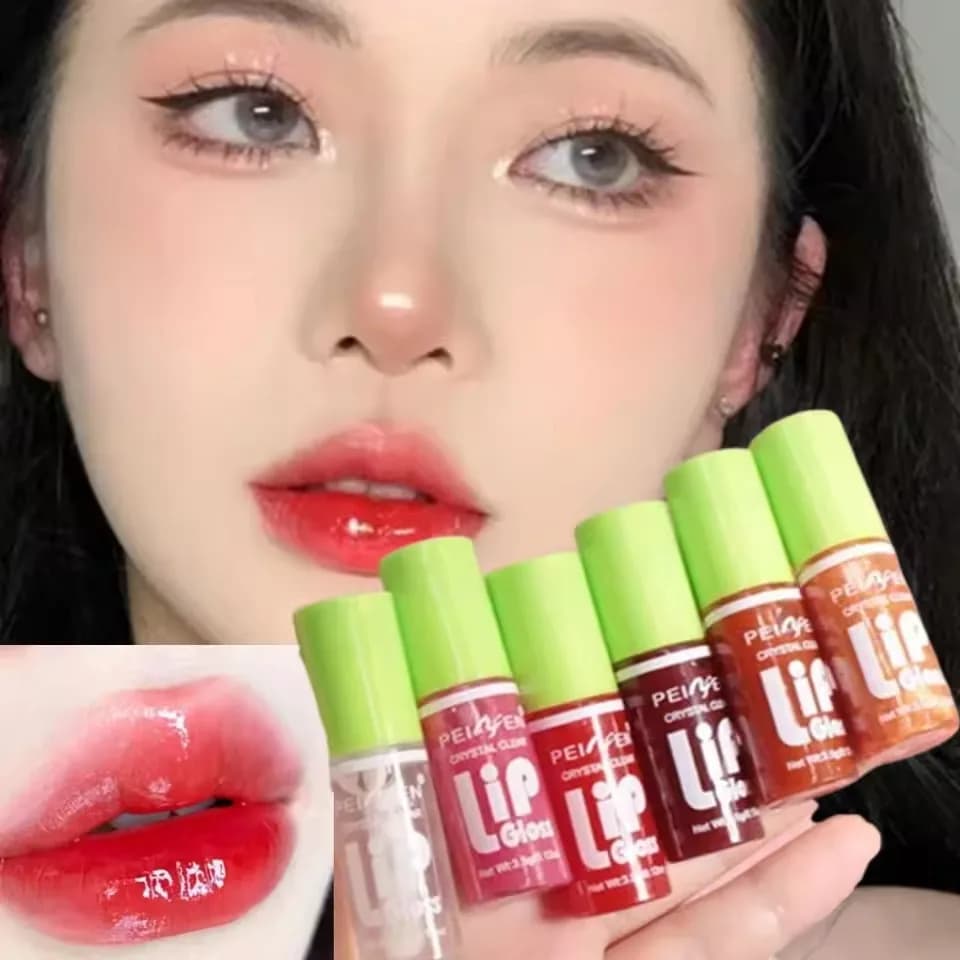 6 pieces / set cheap korean lip oil lip makeup lip gloss package beauty inks jelly long-lasting lip moisturizing balm