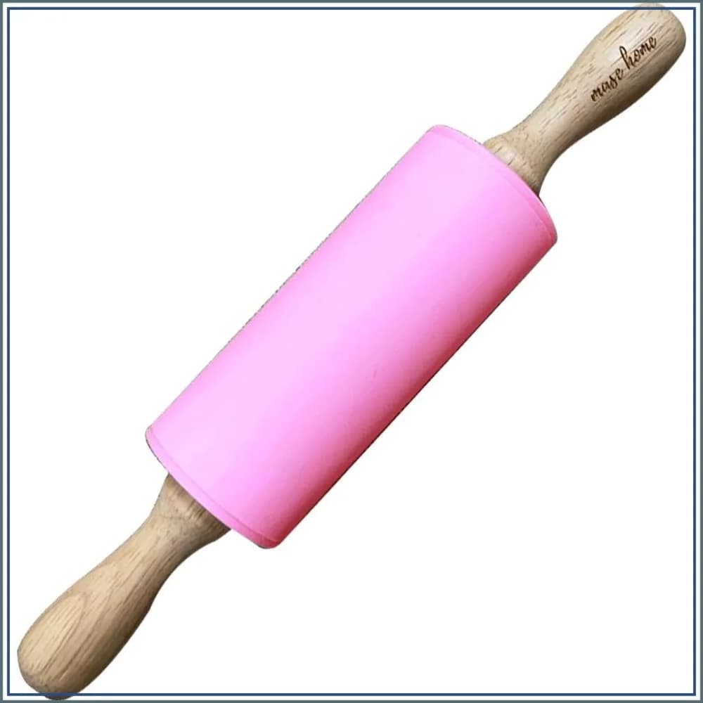 Mini Silicone Rolling Pin for Baking, Playdough & Clay - 9" Small Size
