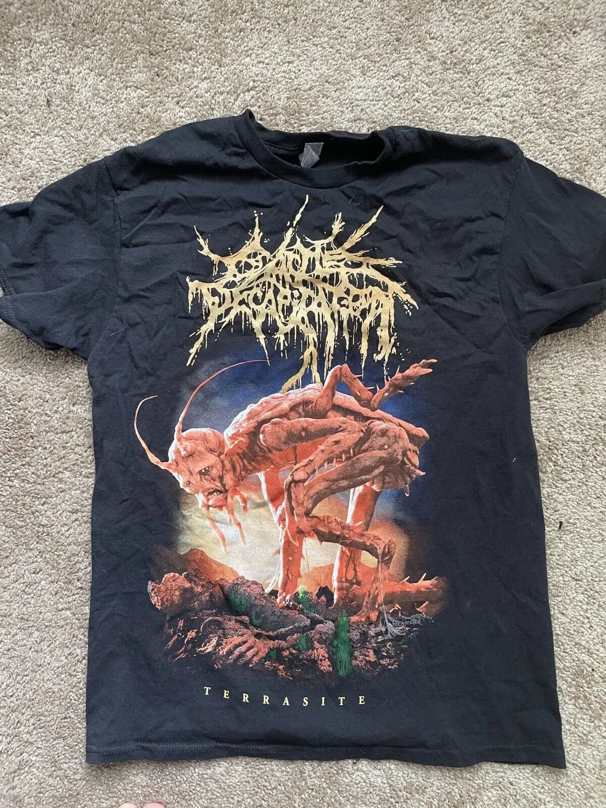 Cattle Decapitation Terrasite Tour T-Shirt Men’S