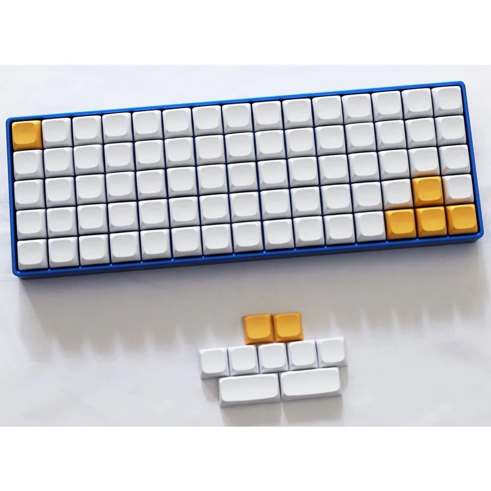 Echome Tinta unita Tema Copritasti Personalizzato Pithy PBT Artisan Tastiera meccanica 97 tasti XDAL ballcap Profilo Keycap Regalo