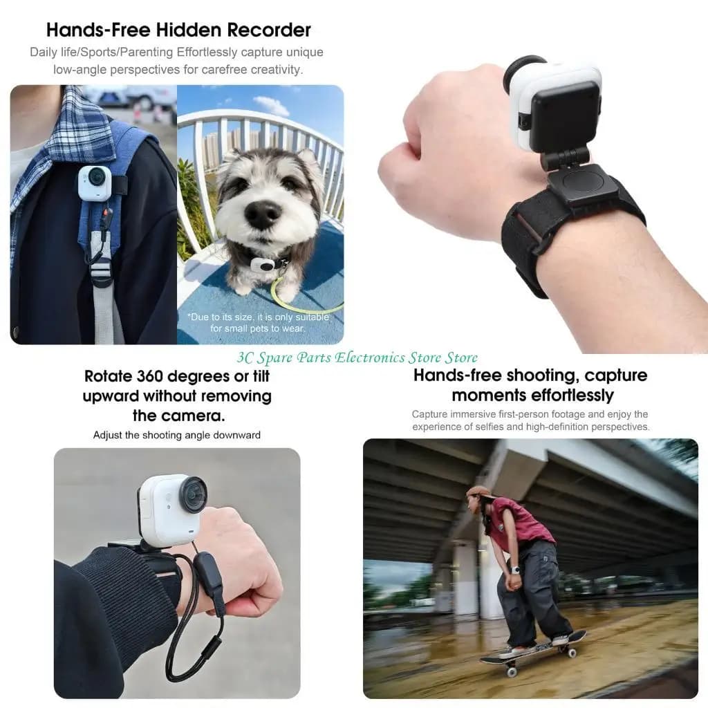 SZ Quick Release Wrist Band Holder For GO Action Cameras Stand Supporting Horizontal And Vertical picks
