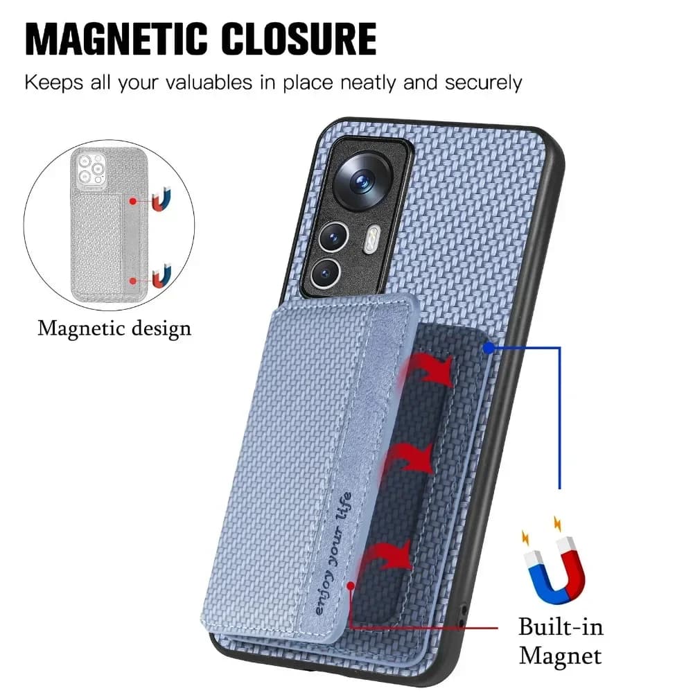 Custodia a Portafoglio in Pelle Antiurto con Magnete per Xiaomi 15T 14T 13T 11T 15 13 Mi 11i 11 Lite 5G NE 10T 11X 17 Pro Max