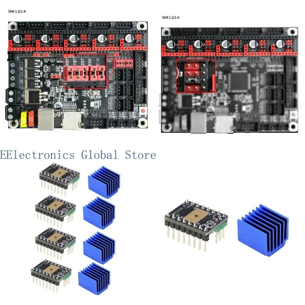 462B TMC2226 V1.0 Driver motore passo-passo UART 2226 Sostituzione per parti della stampante 3D 2209 Ultra-silenzioso