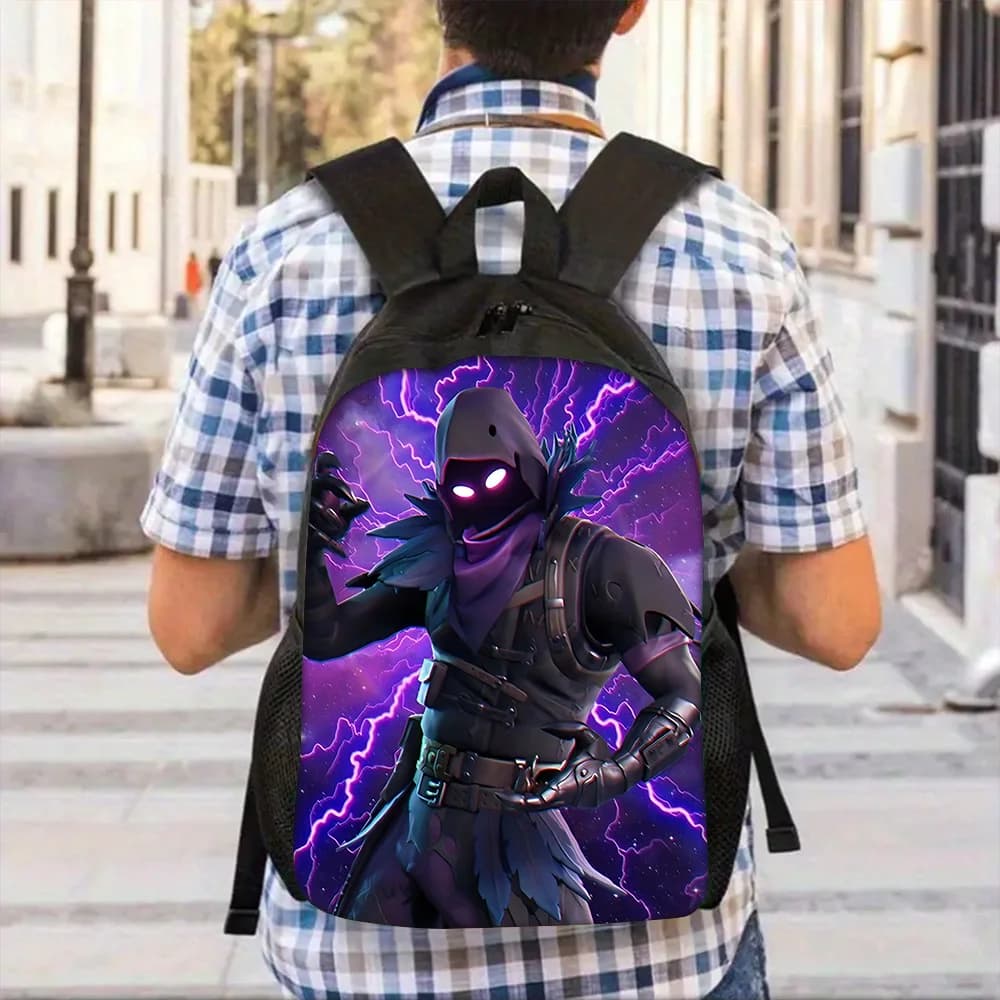 Hot Game Design-F-FortniteS Kids Backpacks Boys and Girl Student Birthday Gift Child School Bags Unisex Camping Durable Rucksack